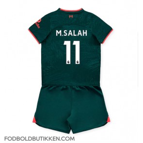 Liverpool Mohamed Salah #11 Tredjetrøje Børn 2022-23 Kortærmet (+ Korte bukser)